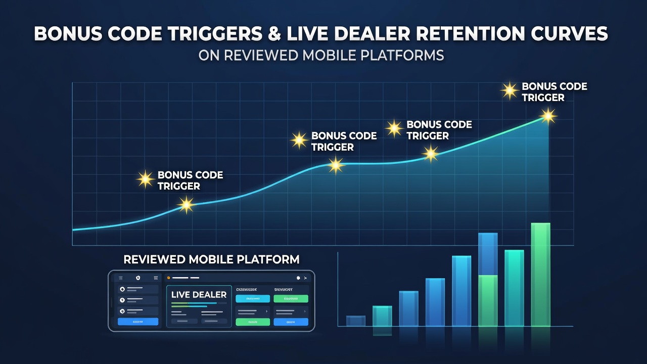 Diagramm illustriert den Einfluss von Codes auf Bindungskurven bei Live-Dealer-Spielen