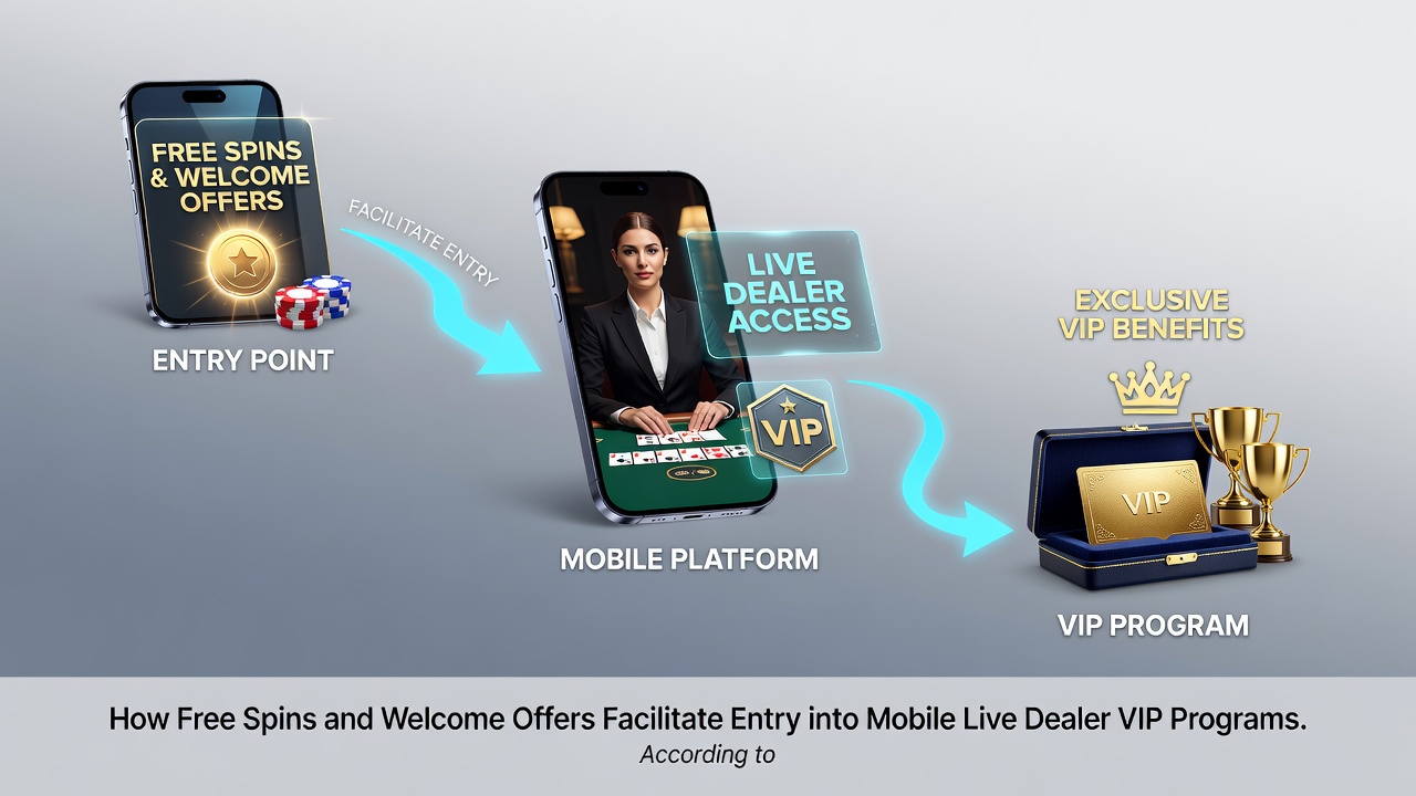 Detailansicht eines mobilen Live-Roulette-Tisches mit VIP-Status-Anzeige und Freispiel-Zähler