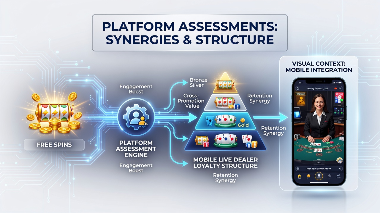Darstellung von Synergien zwischen Freispielen und mobilen Live-Dealer-Treueprogrammen in Bewertungsrahmen