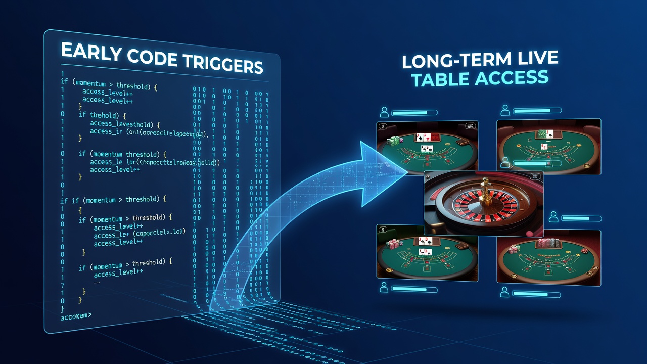 Analyse von App-Bewertungen und Spielerfortschritt zu Live-Tischen