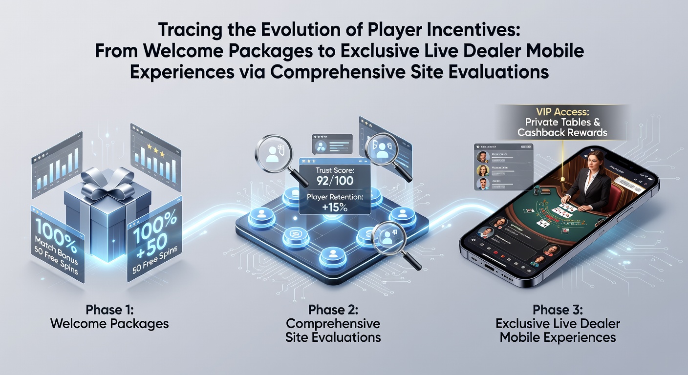 Entwicklung der Spieler-Anreize in Online-Casinos von Willkommenspaketen zu mobilen Live-Dealer-Erlebnissen